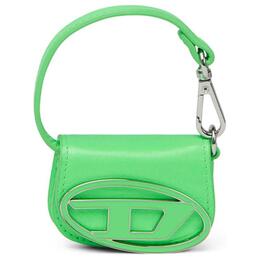 Diesel Сумка из коровьей кожи, 1DR, портативная сумка через плечо, женская, неоново-зеленая x09360p3193-3