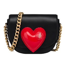 Moschino Кожаная сумка через плечо, женская, черная a74198008-1555