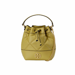 Tory Burch Сумка-ведро TB-Willa из кожи, сумка-мессенджер, через плечо, мини, женская, желтая 139289-258