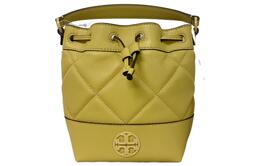 Кожаная сумка-ведро TB-Willa через плечо миниатюрная женская желтая Tory Burch 139289-258