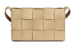 Сумка через плечо с кассетой Intreccio Porridge Bottega Veneta 578004vmay19776