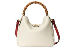Gucci Сумка Diana из кожи, через плечо, маленькая женская, белая 746251-uaaay-9043