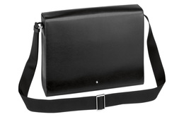 Montblanc Сумка через плечо из коровьей кожи, мужская, черная, Tubas 113188