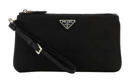 Prada Женский черный нейлоновый клатч Re-Nylon 1mb045_2dmv_f0002