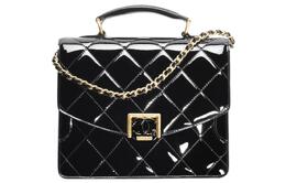 Chanel Сумка из лакированной кожи, сумка через плечо, женская, черная as4184-b13283-94305