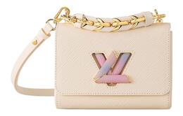Сумка Twist Epi Grain из коровьей кожи, сумка через плечо Trumpets, женская, цвета экрю Louis Vuitton m22945