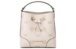 Michael Kors Сумка-ведро Mercer Leather, сумка через плечо, маленькая женская, бежевого цвета 35f3gm9m1l-creme-leger