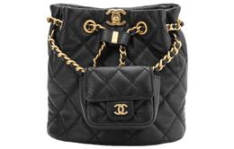 Chanel Рюкзак Small Drawstring 23A Bucket Black AS3947 as3947-b11035-94305