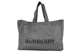 Burberry Нейлоновая сумка-тоут серого цвета 80528711