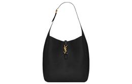 Saint Laurent LE5A7 Сумка-хобо из коровьей кожи, большая женская, черная 753837-aaauq-1000