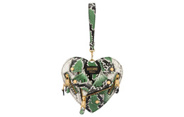 Moschino Сумка-клатч из телячьей кожи, кроссбоди, сумка через плечо, маленькая, женская, зеленая a74718010