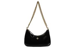 Tory Burch Сумка MERCER Leather Crescent, сумка через плечо, женская, черная 148657-001