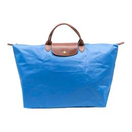 Longchamp Сумка-чемодан Le Pliage из коровьей кожи, портативная, на одно плечо, женская, цвет "бриллиантовый синий" 1624089p78