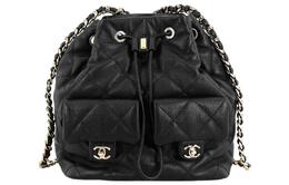 Chanel Рюкзак с двумя карманами и завязками, черный AS4342 as4342-b13833-94305