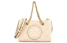Tory Burch Сумка-шоппер Fleming из овчины, сумка-шоппер, женская, мини, кремово-белая 152334-122