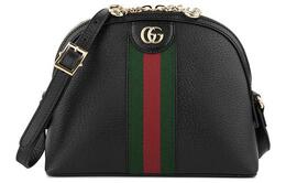 Gucci Сумка-купол из кожи Ophidia, женская, синяя, через плечо 719881-dj2dg-1060