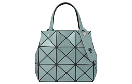 Issey Miyake Сумка-шоппер CARAT из поливинилхлоридной смолы, женская серо-зеленая bb33-ag610-63