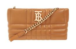 Burberry Сумка через плечо из овчины, женская, коричневого цвета 8060901