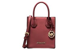 Сумка из кожи Mercer, сумка через плечо, женская, темно-вишневого цвета Michael Kors 35s1gm9t0l-dark cherry