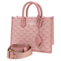 MCM Женская кожаная сумка-шоппер Trumpets Cherry Blossom Pink mwtesac01p6001