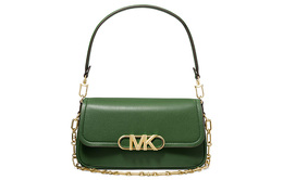 Michael Kors Сумка-конверт PARKER из коровьей кожи, дамская сумочка, сумка на плечо, среднего размера, зеленая женская 30f2g7pc2l-386