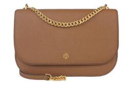 Tory Burch Сумка через плечо Emerson Leather Tubas, женская, коричневого цвета 147214-909