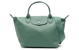 Сумка-пельмень Le Pliage Xtra из телячьей кожи, сумка через плечо, маленькая женская сумка цвета шалфей Longchamp 1512987d90