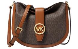 Michael Kors Сумка Gabby Canvas Crossbody Trumpets женская коричневые 35h3g5gc1b-0200