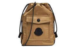 Moncler Сумка через плечо из прочного нейлона, мужская, бежевого цвета j109a5l00003m3815248
