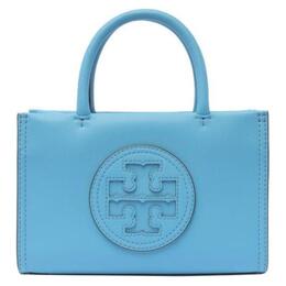 Tory Burch Сумка-шоппер Ella из искусственной кожи, сумка-шоппер, сумка через плечо, мини-сумка женская, небесно-голубая 145613-404