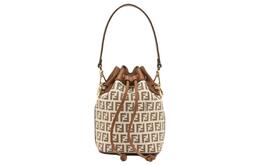 Fendi Сумка-мессенджер Mon Tresor Cotton Handbag Bag Crossbody Mini, женская, коричневого цвета 8bs010-arbn-f1nxb