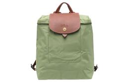 Longchamp Холщовый рюкзак Le Pliage, стандартный, женский, зеленый 1699089p77 | green