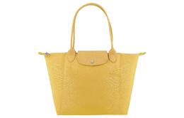 Longchamp Сумка-мессенджер Le Pliage из полиамида, зеленая, через плечо, женская, пшенично-желтого цвета, среднего размера l2605919a81
