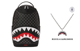 Sprayground Рюкзак из ПВХ большого размера унисекс, черный w0815718 | black (comes with necklace)