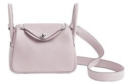 Сумка через плечо Lindy Taurillon Clemence из кожи, размер 19, женская Hermes h079086ck09梦幻紫