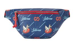 Gucci Детская поясная сумка из холста с кожей, синяя 502095-facak-4957