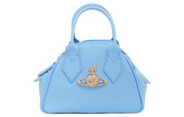 Vivienne Westwood Сумка для боулинга из коровьей кожи, сумка через плечо, мини-сумка женская, синяя 45030009l001nk403