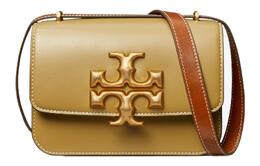 Tory Burch Сумка через плечо Eleanor из телячьей кожи, женская, кокосово-желтого цвета 152263-250