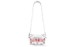 Balenciaga Сумка через плечо Le Cagole из овчины, очень маленькая, мужская, белая 7190822aaxd9005