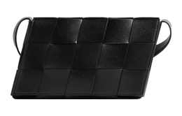 Bottega Veneta Сумка через плечо из коровьей кожи, мужская, черная 765897v3kk08803