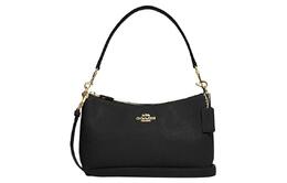 Coach Сумка через плечо из коровьей кожи, женская, среднего размера, черная ce584-imblk