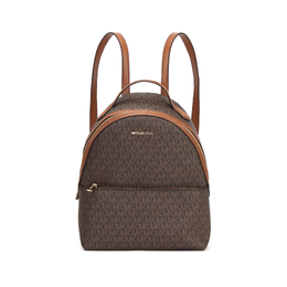 Michael Kors Рюкзак из холста с покрытием, женский, коричневый, среднего размера 35f3g6hb6b-brown