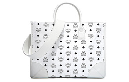 MCM Сумка München Visetos Artificial Leather Combo Bag Handbag Tubas Women's White mwtcsbo02wt001