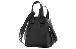 Loewe Сумка-гамак из атласной коровьей кожи, сумка через плечо, обычная женская, черная a538h13x14-1100