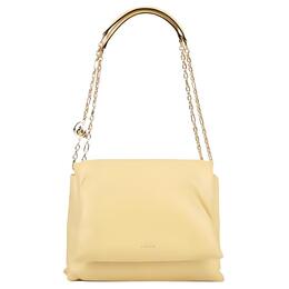 Lanvin Женская кожаная сумка-подушка, сумка через плечо, желтый цвет lwbgxr00napae21