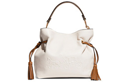 Coach Сумка через плечо Andy Cow из коровьей кожи, женская, белого цвета, среднего размера ca164-imcah