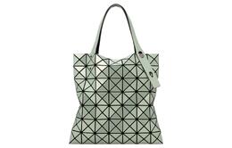 Issey Miyake Сумка-шоппер Prism из поливинилхлоридной смолы, сумка для покупок, дамская сумочка, сумка через плечо, женская, оливково-зеленая bb21-ag527-60