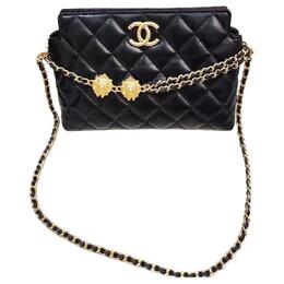 Chanel Сумка через плечо из овчины, женская, черная ap3429-b12930-94305