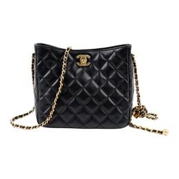 Chanel Сумка-хобо из овчины, сумка-шоппер, сумка через плечо, женская, черная as3259-b08034-94305