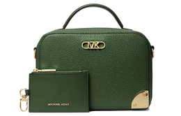 Michael Kors Сумка через плечо Litchi Grain Leather, маленькая женская, темно-зеленого цвета 32f3g9ec5l-386 | dark green